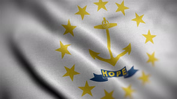 Rhode Island State Flag Angle