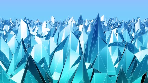 Crystal Polygon Landscape