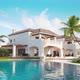Recreation Near the Pool In Expensive Mansion - VideoHive Item for Sale