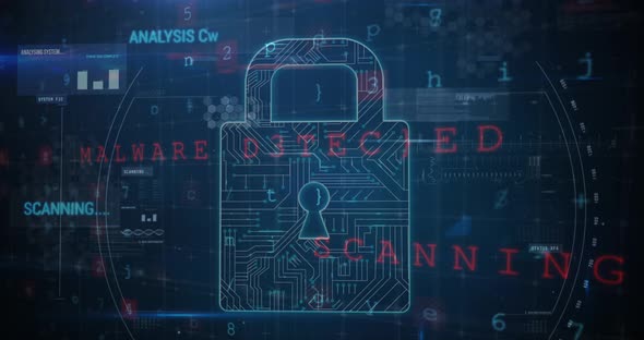 Cyber attack: digital security at risk 4k alt