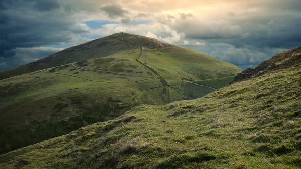 Large Hills At Sunset alt