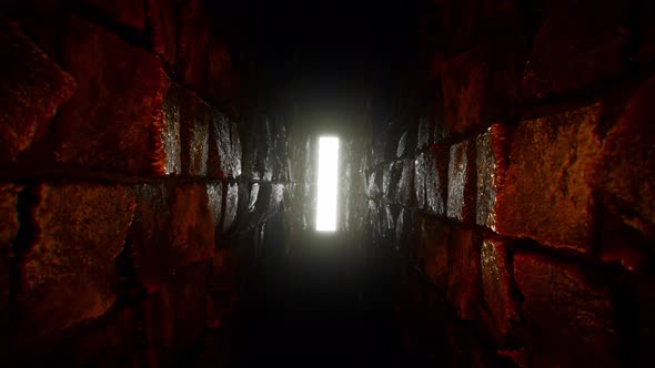 Horror Background - Dark Mystic Tunnel
