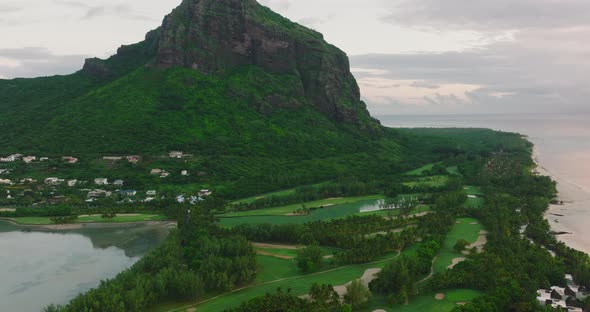 Golf Hotel on the Rocky Coast Indian Ocean