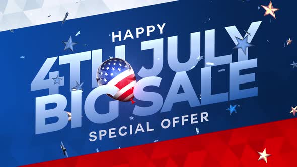 4th of July Summer Sale Special United States of America State 4K alt