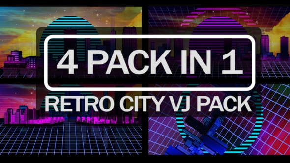 Retro City Vj Pack