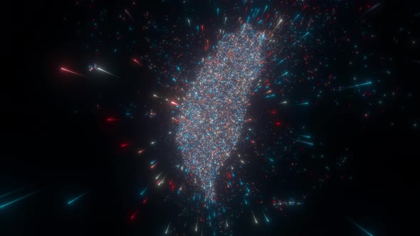 Abstract Map Of Taiwan alt