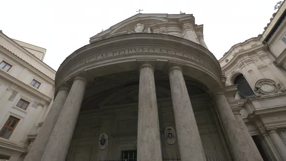 Santa Maria della Pace church facade