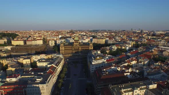Aerial of the National Museum and its surroundings