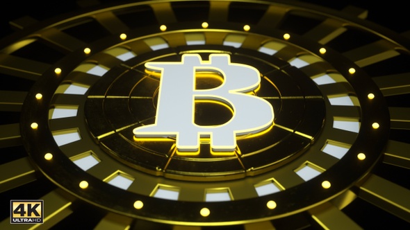 Bitcoin Cryptocurrency Animation alt