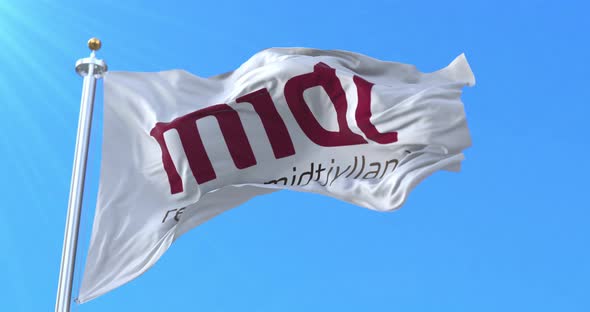 Central Denmark Region Flag alt