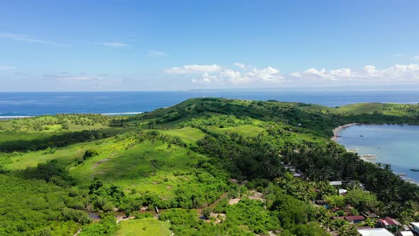 Basot Island, Caramoan, Camarines Sur, Philippines. Lighthouse on a Tropical Island. alt