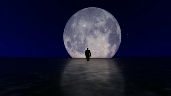 Walking Moon Distance Freedom