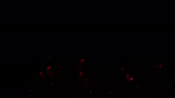 Colorful Fireworks Exploding in the Night Sky. Celebrations and Events in Bright Colors. alt