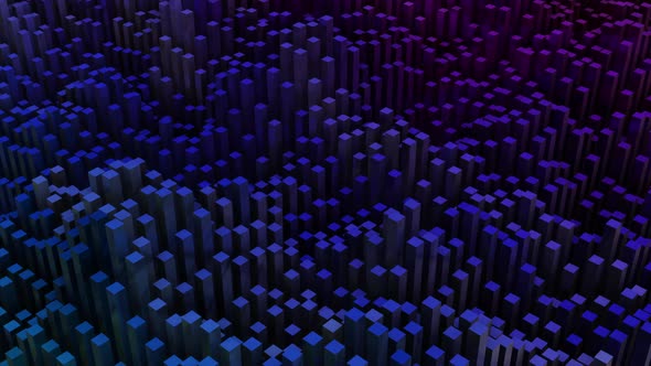 modern abstract background animation deep blue bar wave move style.