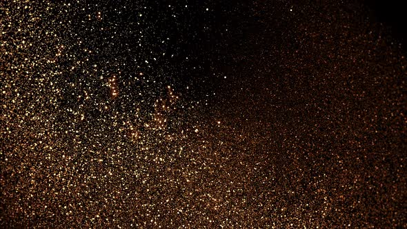 gold particles background 2k by trackdealer videohive 2k background