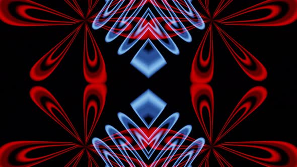 Red Blue Pulsating Plasma Abstraction VJ Loop alt