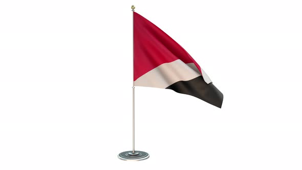 Sealand Principality Of Office Small Flag Pole