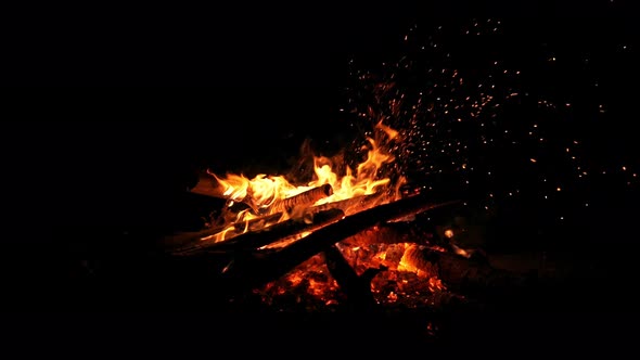 Camping Fire (4K) alt