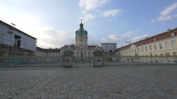 The Charlottenburg Palace's gate in Berlin