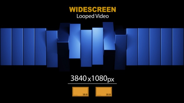 Widescreen Cubes Rotation 02