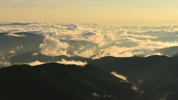  Video Footage Timelapse of Carpathian Mountains