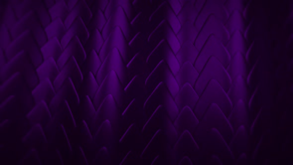 Abstract Scale Wavy Pattern Purple Background