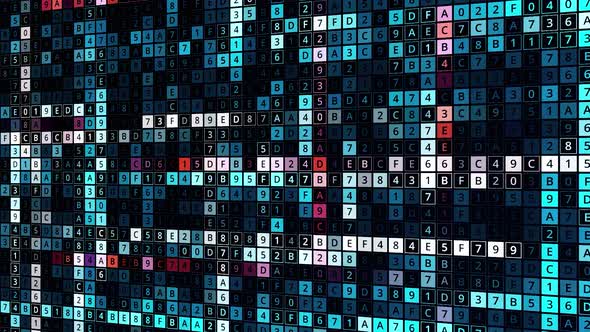 Field with changing numbers alt