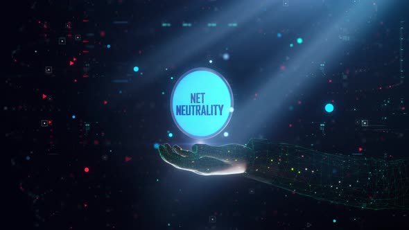 Digital Tech Hand Presentation Net Neutrality alt