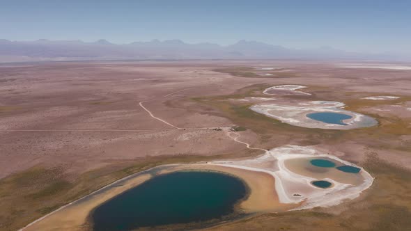 San Pedro De Atacama, Antofagasta. Chile. Desert. Andes Cejar Lagoon and Eyes of the Salar alt