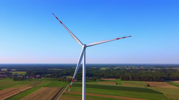 Close Up Shot of Windmill in Summer alt