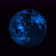 Digital Technology Hologram Earth Black Background - VideoHive Item for Sale
