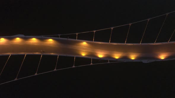 Londonderry / Derry / Stroke City / Legenderry night time aerial footage in UHD. Cityscapes of the P alt