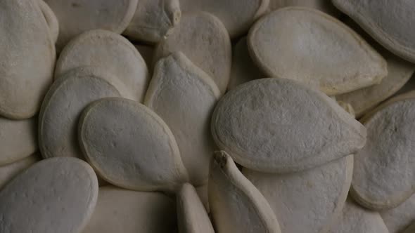 Cinematic, rotating shot of pumpking seeds - PUMPKIN SEEDS 028 alt