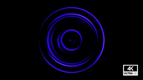 Multicolor Neon Background Luminous Glowing Circles Looped V5 alt