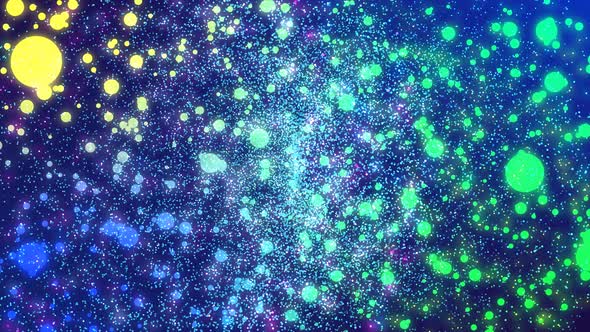 Background Motion Graphics Animated Colorful Particle alt