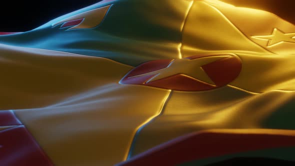 Grenada - Stylized Flag alt