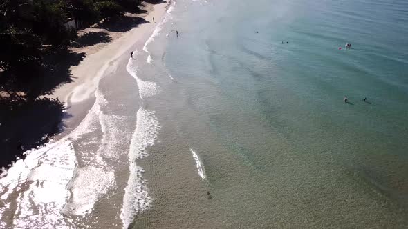 Crystal Clear Water on First Coastline of Beach alt