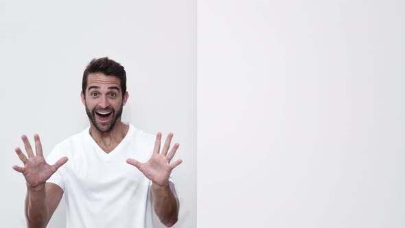 Man Leaping To DSurprise alt