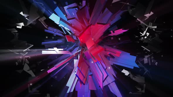 Abstract 3D Star 4K