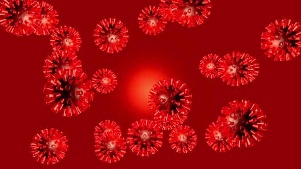 Coronavirus aka Covid-19 Virus visualisation