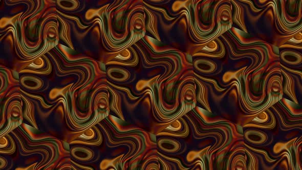 Abstract Hexagon Spinning Shiny Liquid Animated Background alt