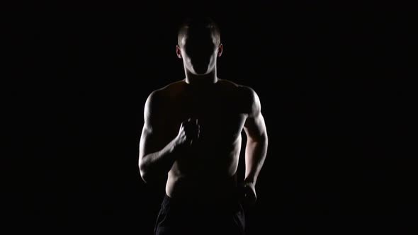 Running in Black Silhuette alt