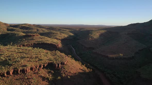 Chichester, Karijini National Park, Western Australia 4K Aerial Drone