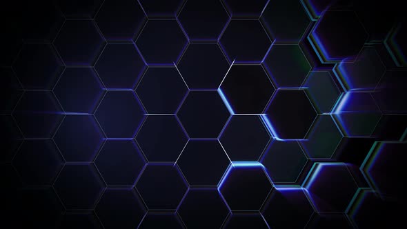 Hexagon Background 4K