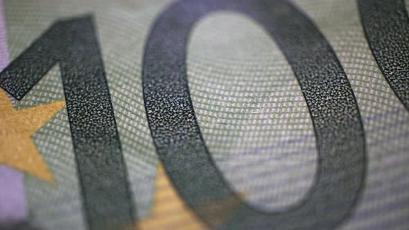  100 Euro Banknote Stop Motion, Looped Video alt