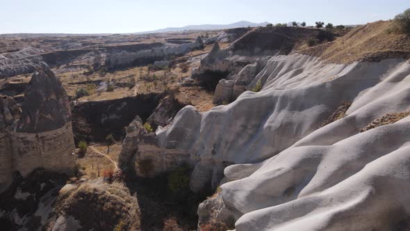 Cappadocia Landscape Aerial View. Turkey. Goreme National Park alt