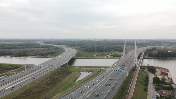 A1 and A9 Infrastructure Highway Motorway and Bridge Over Water alt