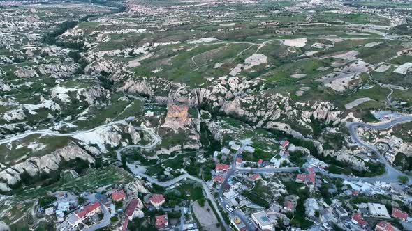 Cappadocia aerial view 4 K Awesome Background alt