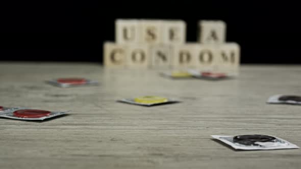 Use a condom composition