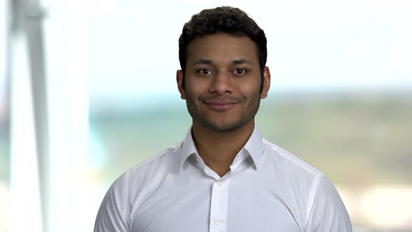 Successful Indian Businessman Looking at Camera. alt